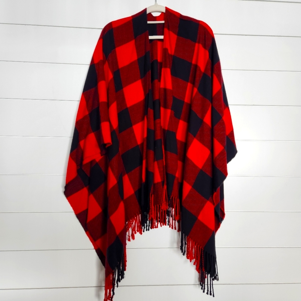 Buffalo Plaid Blanket Scarf Shawl